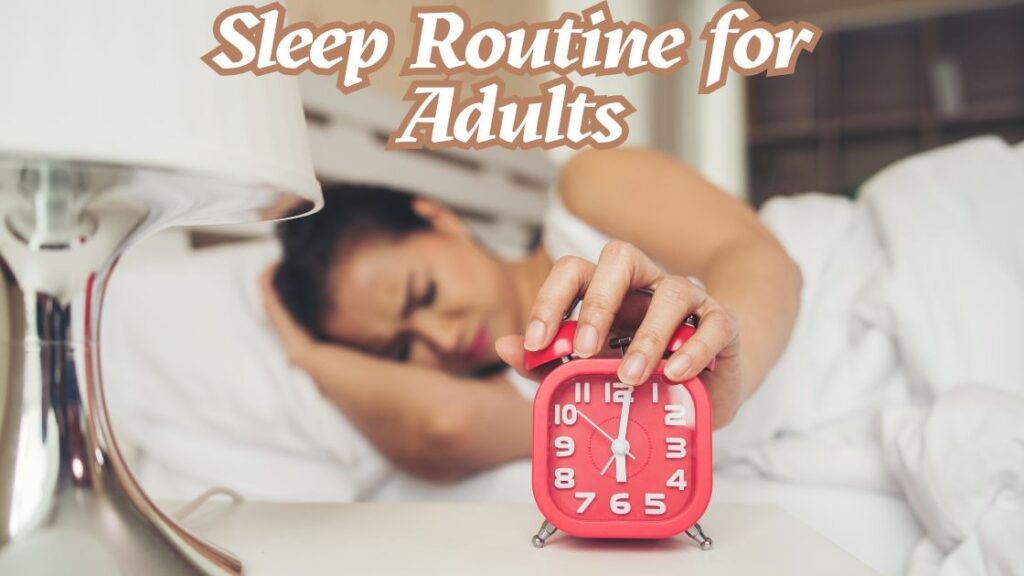 sleep routine for adults