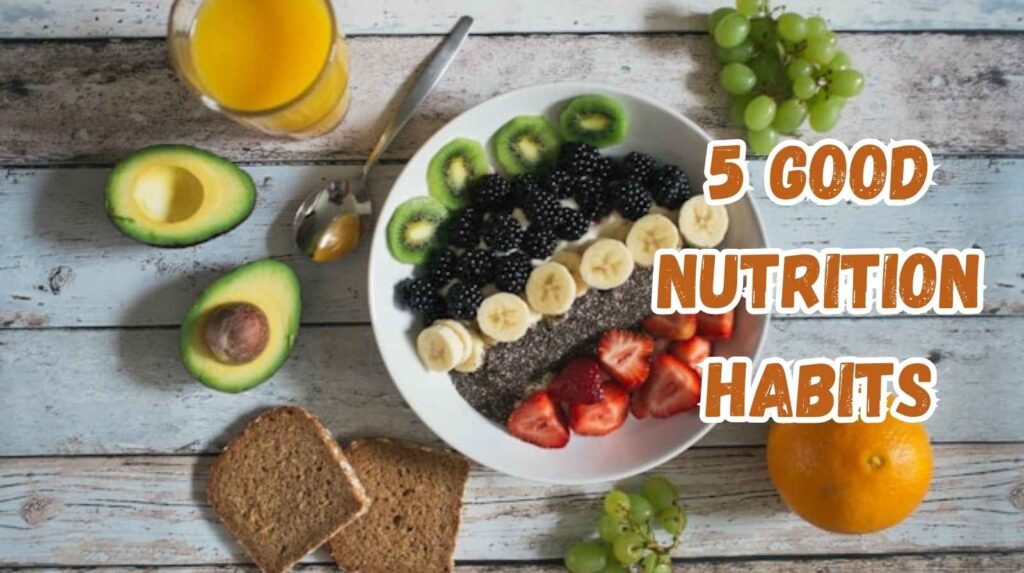 5 good nutrition habits